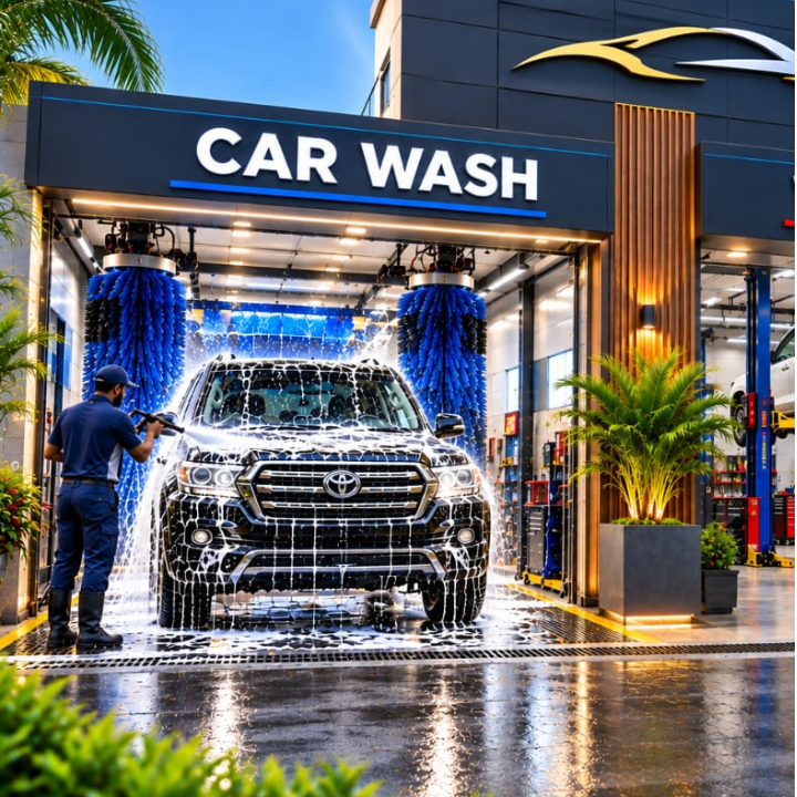 Car Services and Car Wash Bay